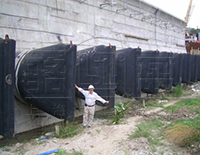 陜西省寶雞市眉縣"卡箍式<a href=http://www.sctsg.com/ target=_blank class=infotextkey><a href=http://www.sctsg.com target=_blank class=infotextkey>鴨嘴閥</a></a>歐洲案例圖"